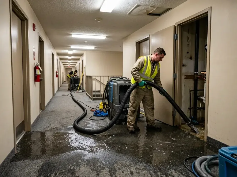 multi-unit-apartment-hallway-f-005 — frequently asked questions, Emergency Burst Pipe Water Extraction & Removal in Patrick…
